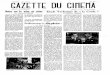 Gazette Du Cinema 1
