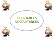 Countables & Uncountables Powerpoint Presentation