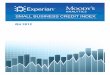 Experian Moodys Analytics Small Business Credit Index q4 2012