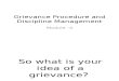 M-4 Grievance Procedure and Discipline Management