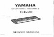 Yamaha Sk20 Service Manual