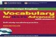 Cambridge Vocabulary for IELTS Advanced Book