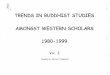 Trends in Buddhist Studies Amongst Western Scholars Vol. 02
