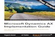 Microsoft Dynamics AX Implementation Guide - Sample Chapter