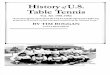 History of U.S. Table Tennis - Vol. XI: 1981-1982