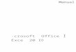 Manual Microsoft Office Excel 2010 BASICO