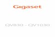 Gigaset QV830 Tablet - User Manual