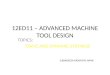 12ed11 – Advanced Machine Tool Design Ppt