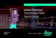 Leica FlexLine QuickGuide