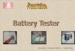 Battery Tester Presentation