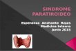 Sindrome Paratiroideo 11 Jun