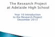 Introduction to the Research Project PPT