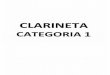 Clarineta - Categoria 1