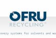 Recovery systems for solvents and water. Your expert in Solvent-Recycling