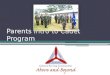 Parents Intro to Cadet Program. The Cadet Program The Cadet Program is organized around four program elements. As cadets participate in these four elements,