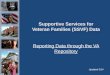 Supportive Services for Veteran Families (SSVF) Data Reporting Data through the VA Repository Updated 9/14