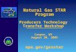 Natural Gas STAR Program Producers Technology Transfer Workshop Casper, WY August 30, 2005 epa.gov/gasstar