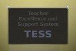 Teacher Excellence and Support System TESS. Eliminating Bias “Evidence-based Evaluations