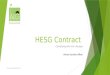 HESG Contract Complying with the changes Anna-Louise Allen (C) ALG Consulting Pty Ltd