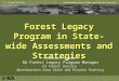USDA Forest ServiceNortheastern Area State and Private Forestry Forest Legacy Program in State-wide Assessments and Strategies Deirdre Raimo NA Forest