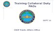 Training Collateral Duty PAOs CNSP Public Affairs Office SEPT 14