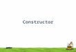Constructor. 2 constructor The main use of constructors is to initialize objects. A constructor is a special member function, whose name is same as class