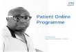 Www.england.nhs.uk Patient Online Programme Dr Phil Koczan Digital Clinical Champion - London