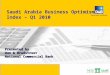 Saudi Arabia Business Optimism Index – Q1 2010 Presented by Dun & Bradstreet National Commercial Bank