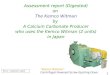 Assessment report (Digested) on The Kemco Witman by A Calcium Carbonate Producer who uses the Kemco Witman (2 units) in Japan “Kemco Witman” Centrifugal