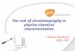 The role of chromatography in physico-chemical characterisation Shenaz Nunhuck CASS, GSK