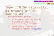 Type IIB Supergravity, D3 branes and ALE manifolds Based on recent work by: 1.M. Bertolini, G. Ferretti, (P. F.) M. Trigiante, L. Campos, P. Salomonson