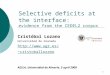 1 Selective deficits at the interface: evidence from the CEDEL2 corpus Cristóbal Lozano Universidad de Granada cristoballozano AESLA,