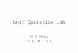 Unit Operation Lab K S Chou Ch E, N T H U 1. A: Fluid Flow Experiments A1 - Friction Coefficient in Tubes A2 - Flowmeters  Types of flowing fluid: gas