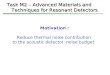 Task M2 – Advanced Materials and Techniques for Resonant Detectors Motivation : Reduce thermal noise contribution to the acoustic detector noise budget