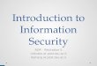 Introduction to Information Security ROP – Recitation 5 nirkrako at post.tau.ac.il itamarg at post.tau.ac.il