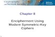 8.1 Chapter 8 Encipherment Using Modern Symmetric-Key Ciphers