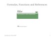 Introduction to Excel 20021 Formulas, Functions and References