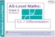 © Boardworks Ltd 2005 1 of 45 © Boardworks Ltd 2005 1 of 45 AS-Level Maths: Core 1 for Edexcel C1.7 Differentiation This icon indicates the slide contains