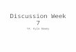 Discussion Week 7 TA: Kyle Dewey. Overview Midterm debriefing Virtual memory Virtual Filesystems / Disk I/O Project #3