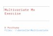 Multivariate Mx Exercise D Posthuma Files: \\danielle\Multivariate