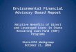 Environmental Financial Advisory Board Report Relative Benefits of Direct and Leveraged Loans in State Revolving Loan Fund (SRF) Programs State/EPA Workgroup