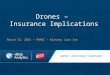 Drones – Insurance Implications March 12, 2015 – PAMIC – Nittany Lion Inn 1