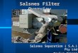 Salsnes Filter Overview Salsnes Separation ( S.A.) Pty Ltd Devlyn Fraser