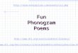 Fun Phonogram Poems   
