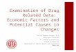 Examination of Drug Related Data: Economic Factors and Potential Causes in Changes Cecilia Hegamin-Younger, Ph.D Associate Professor St. George’s University