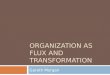 ORGANIZATION AS FLUX AND TRANSFORMATION Gareth Morgan