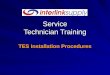 Service Technician Training TES Installation Procedures