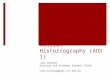 Working with Russian Historiography (AOS 1) Luke Cashman Penleigh and Essendon Grammar School Luke.Cashman@pegs.vic.edu.au