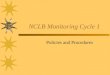 NCLB Monitoring Cycle 1 Policies and Procedures. Letter  Explains monitoring process  Lists required documentation  Lists activities  Directions for