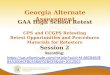 GAA High School Retest Georgia Alternate Assessment GPS and CCGPS Retesting Retest Opportunities and Procedures Materials for Retesters Session 2 Recording: